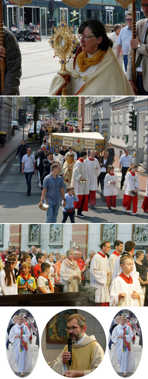 Women carry monstrance in Germany 3